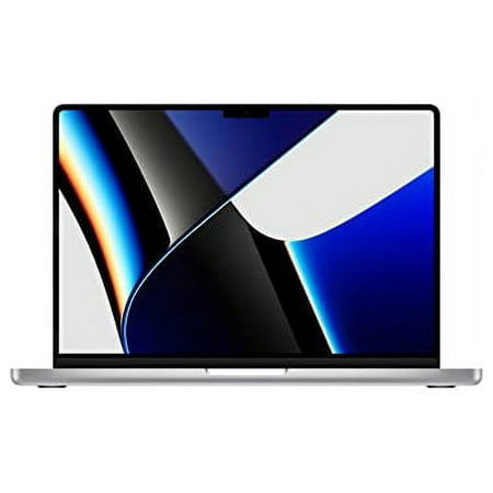 Restored Apple MacBook Pro (14-inch, Apple M1 Pro chip with 8 core CPU and 14 core GPU, 16GB RAM, 512GB SSD) - Silver (Refurbished)