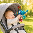 thumbnail image 7 of Kiddiway Happy Monkey Baby Stroller Hanging Plush Toy - Plush Figurine & Cute Plushies, Baby Rattles & Plush Rings, Music Pull, Sensory Auditory, Easy Attach, Car Stroller,Blue, 7 of 7