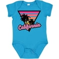 thumbnail image 3 of Inktastic California with Triangle and Palm Trees Boys or Girls Baby Bodysuit, 3 of 5