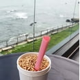 thumbnail image 3 of Straws The best MOON Jumbo en forma de corazón rosa, 50 unidades, 3 of 7