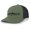 Loden/Black, variant on Freshwater Fish Forest Mountain Scenic Salmon Mens Embroidered Mesh Back Trucker Hat, Brown/Khaki