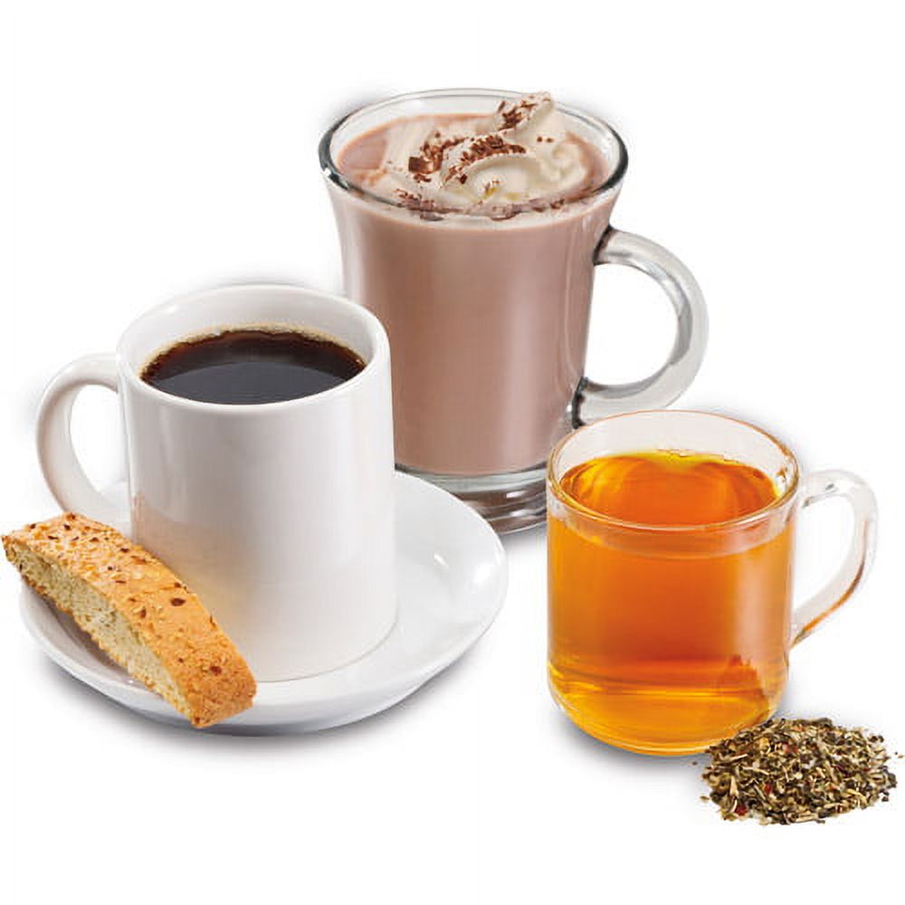 Hamilton Beach French Press with Cocoa Attachment, Glass Carafe, 1 Liter, Black, Model 40400R