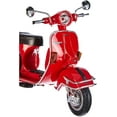 thumbnail image 3 of 1978 Vespa P200E diecast scooter 1:12 scale die cast by NewRay - Red, 3 of 6