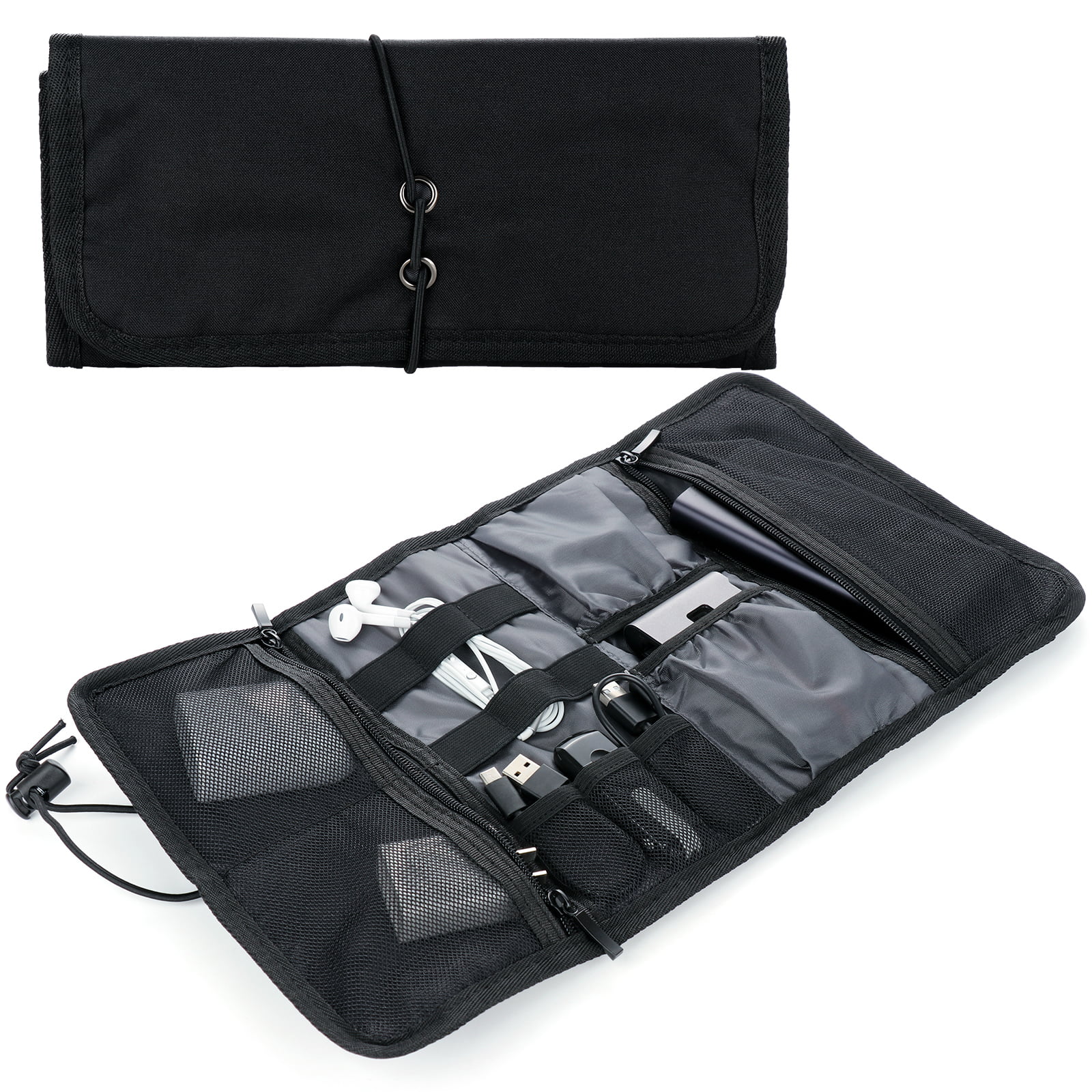 SD Memory Cards Cable Organizer Electronic Accessories Travel Bag Mini USB Flash Drive Case Bag Wallet 