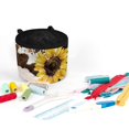 thumbnail image 3 of ZIATUBLE Sunflower Sewing Machine Pad Organizer Cow Print Overlocker Serger Scrap Trim Catcher and Pad Waterproof Sewing Machine Pad for Table with Removable Storage Bag Home Decor, 3 of 5
