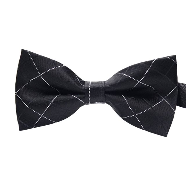 Maoww Men Colorful Pattern Formal Necktie Adult Male Business Meeting Wedding Polyester Yarn Bowtie