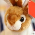 thumbnail image 4 of AURORA TRADE Small Bunny Plush Stuffed Animal Toy Realistic Hare Easter Bunny Gift for Kids 8 inch, 4 of 6
