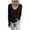 Black, variant on IROINNID Womens Long Sleeve V-Neck Shirts Home Loose T-shirt Autumn Blouse Pullover Tops,Black