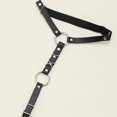 thumbnail image 4 of Waist Belt Leg Harness Cage Leg Cage Waist Belt Women Leather Waist Leg Cage Leg Harness Cage Waist Belt Women Waist Belt Leg Harness Cage PU Leather Waist Leg Cage Metal Buckle ANGGREK AH3666, 4 of 8