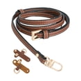 thumbnail image 2 of Correa para bolso, correa para hombro, ancho 0,9 cm, correa para bolso, correa para bolso de cuero PU, correa para bolso de mano, cartera, , Hebilla dorada marrón, 2 of 8