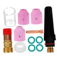 thumbnail image 4 of HINTRMENT Tig Cup Wire Mesh 1 Set for Welding Torch Accessories Conductivity, 4 of 8