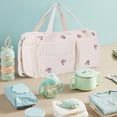 thumbnail image 4 of HUISZJ Diaper Bag Tote, Large Duffle Bag with Multi-Pockets, Portable Strap Diaper Bag for Mom Travel (Bears Print), 4 of 8