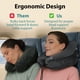 thumbnail image 4 of FLOWZOOM AIR Almohada inflable de viaje - Almohada para el cuello Avión - Almohada para el cuello de viaje - Almohada para coche y avión - Almohada de avión para vuelos largos - Almohada inflable para, 4 of 8