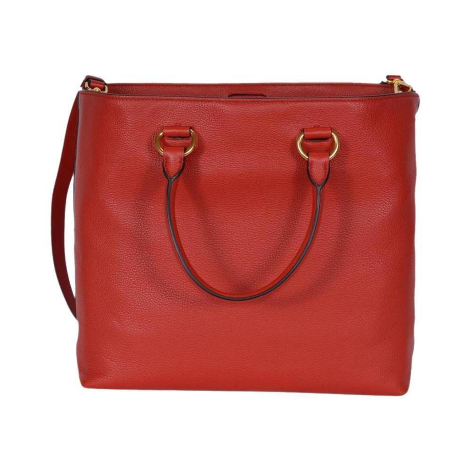 Shop PRADA PRADA Leather Tote Bag 1BG865 (1BG865) by blueblue77