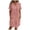 yy049 Pink, variant on Ichuanyi Womens V-neck Button Dress Summer Casual Midi Short Sleeve Button Down Shirt Dresses Loose Beach Cover Up with Pockets