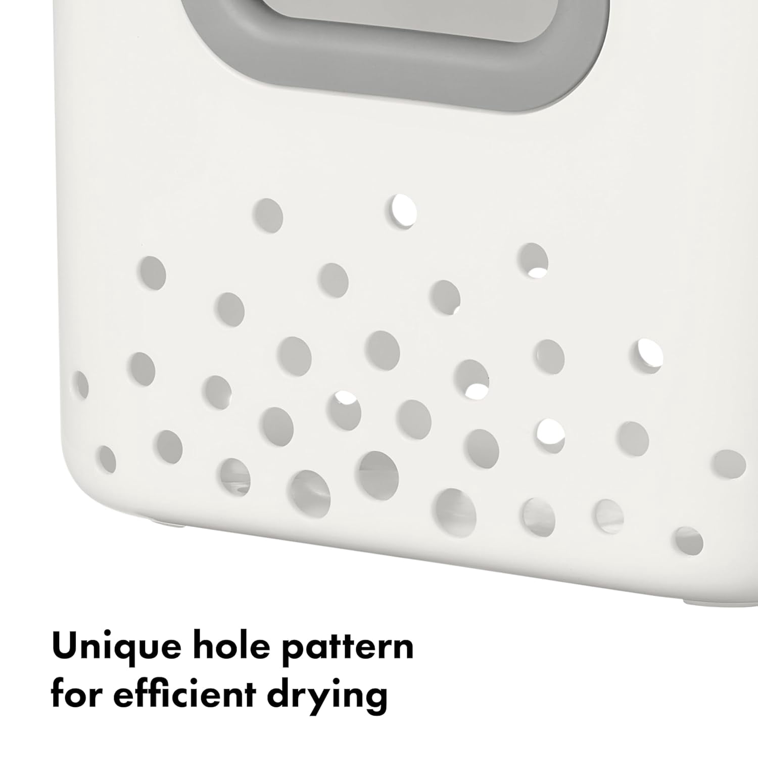 Stand  Bath Toy Storage Bin Gray Pack of 2 for  Nursery