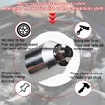 thumbnail image 3 of Car Rivet Gun Adapter, Alloy Steel Riveter Adapter Kit with Handle Grip & 4 Head for Cordless Electric Power Drill, Pop Riveting Nut Tool Drill Attachment, Universal Fit -, 3 of 6