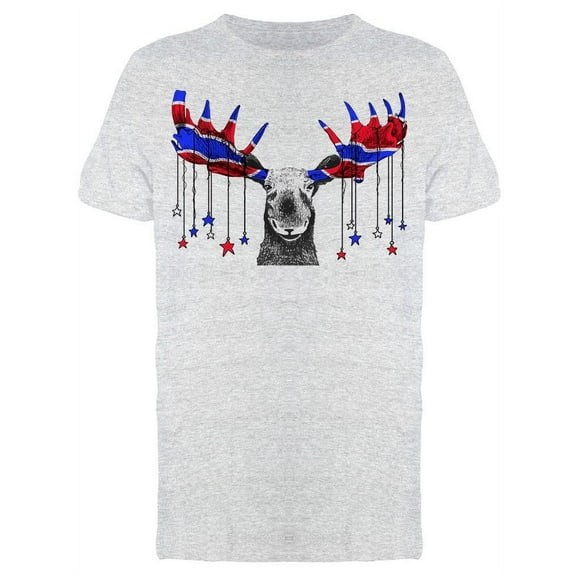 Moose Patriotic Animal Tee Men's -Image by Shutterstock