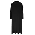 thumbnail image 5 of EQWLJWE Robe à Capuche Imprimée Amusante d'Halloween pour Femmes Manches Longues avec Poches, 5 of 5