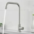 thumbnail image 3 of 1x 304 Stainless Steel Kitchen Faucet Water Purifier Single Lever Hole Tap Cold Kitchen Water Tap Sink Mixer Rotate Touch Sensor, 3 of 7