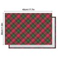 thumbnail image 5 of Set of 6 Classic Checkered Pattern Placemats Machine Washable Durable Linen Table Mats Heat Resistant Wrinkle Free Traditional Plaid Place Mats for Dining Table Kitchen, 5 of 5