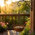 thumbnail image 2 of Hanging Bird Feeder,Sturdy Chain Mount Structure Suspended Bird Water Feeder for Backyard Outdoor Garden Bird Hydration, 2 of 7