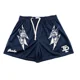 thumbnail image 2 of Pantalones cortos de estilo americano de moda para hombre, pantalones cortos deportivos casuales de malla cortados a la rodilla, pantalones cortos de entrenamiento para correr y baloncesto para hombre, 2 of 4