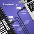 thumbnail image 3 of CME U2MIDI Pro - Cable MIDI USB de alta velocidad con filtro y asignador - Interfaz USB a MIDI Plug & Play para computadora/portátil/PC a instrumento/dispositivo MIDI - 6.5 pies, 3 of 5