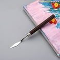 thumbnail image 6 of 7Pcs Painting Spatula Kit with Wooden Handle Stainless Oil Painting Art Palette Scraper Painting Accessories, 6 of 8