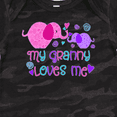 thumbnail image 4 of Inktastic My Granny Loves Me Cute Elephants Boys or Girls Baby Bodysuit, 4 of 5