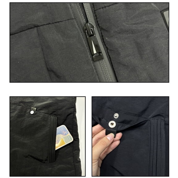 Miogawg Heated Vest, Heating Jacket, Warming Men's Heated Vests Electric Heating Vest Rechargeable