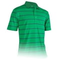 thumbnail image 1 of Monterey Club Men's Luke Deluxe Stripe Texture Golf Polo Shirt #3625, 1 of 2