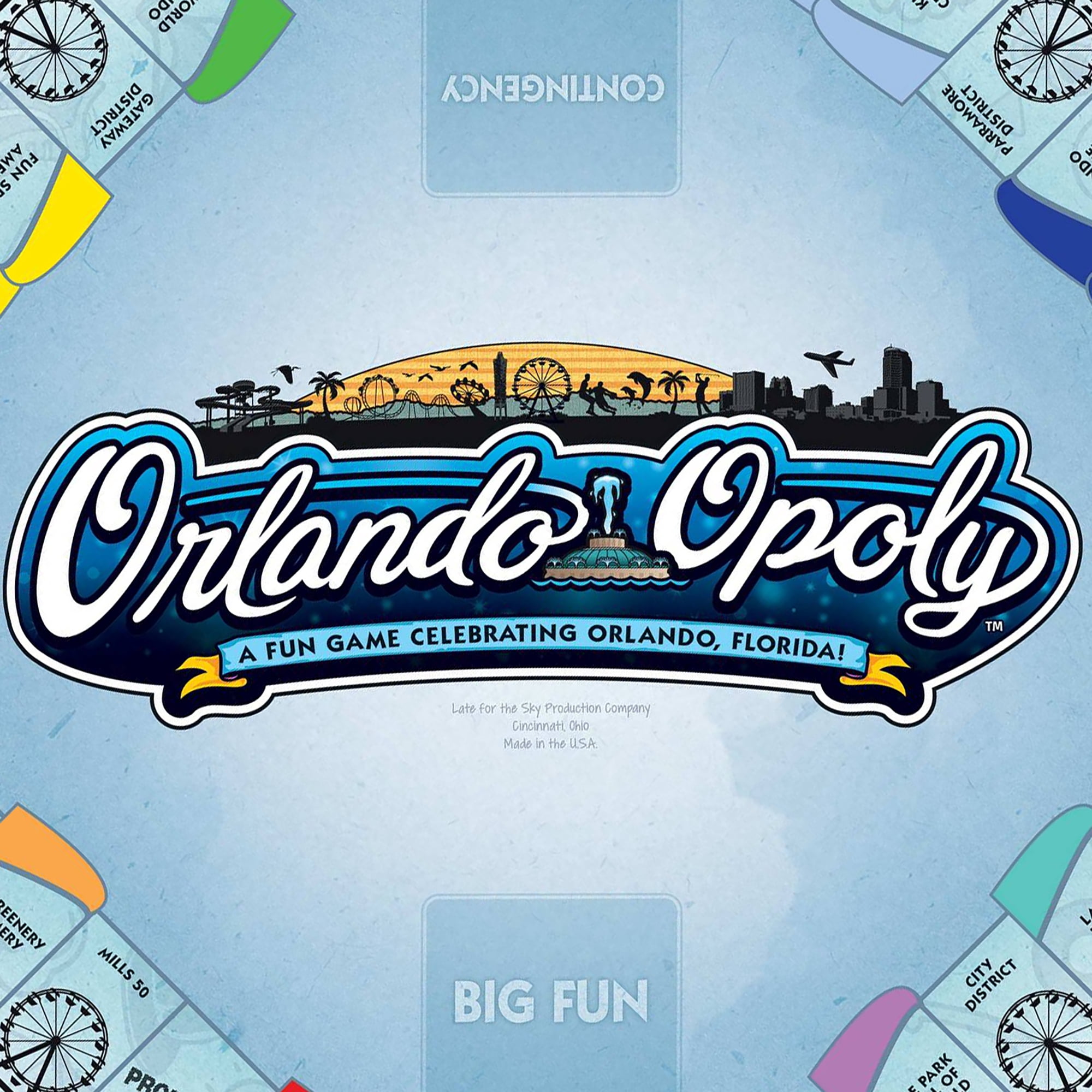 Orlando Opoly Board Game, by Late for the Sky