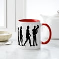 thumbnail image 6 of CafePress - The Evolution Of Tuba - 11 oz Ceramic Mug - Novelty Coffee Tea Cup, 6 of 6