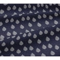 thumbnail image 5 of oneOone Viscose Jersey Fabric Leaves Block Printed Fabric 1 Yard 60 Inch Wide, 5 of 5