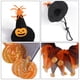 thumbnail image 4 of Conjunto de sombrero y collar de Halloween para mascota, perro, gato, cabeza, patrón de hueso, sombrero, divertido disfraz de cosplay, decoración para fiesta navideña, 4 of 5