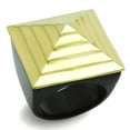 thumbnail image 1 of Alamode VL119-9 Bague en Acier Inoxydable Or IP pour Femmes Sans Pierre - Taille 9, 1 of 1