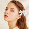 thumbnail image 1 of Pinzas para el cabello para mujeres, pinzas para peinar, pinzas para el cabello para niñas, elegante pinza para el cabello con lazo: para fiestas, disfraces, uso diario, que agrega refinamiento y esti, 1 of 5