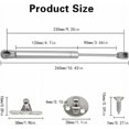 thumbnail image 2 of Easy Install Gas Struts, Wide Applicability Heavy Duty Soft Open Lid Support for Hydraulic System Applications (2PCS), 2 of 5