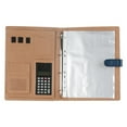 thumbnail image 2 of Dossier Multifonction avec Calculatrice Insert Transparent Dossier d'Affaires Perforé Salle de Mesure Feuille de Négociation Rangement Signatures Dossier de Contrat, 2 of 9