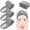 Gray, variant on 4 PCS Spa Terry Cloth Headband, Adjustable Stretch Makeup Hair Band for Sport, Yoga, Shower, Facial