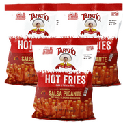 Tapatio Hot Fries Corn and Potato Snack with Original Salsa Picante Hot Sauce Flavored Seasoning Gluten-Free Deliciously and Crunchy On the Go Snacks 3.5oz. Pack of 3