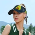 thumbnail image 6 of Kll Sport Sun Visor Hats Ball Caps Empty Top Baseball Sun Cap For Men Women-Avocado In Space, 6 of 8