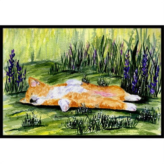 Carolines Treasures SS8465MAT Paillasson d'Extérieur Intérieur 18 x 27 Po Corgi