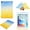 Blue Yellow, variant on Clear Back Cover Case for Apple 10.2-inch iPad (9th/8th/7th Gen - 2021 2020 2018 Release) Tablet - TECH CIRCLE Slim Thin Lightweight Case Protective Cute Back Cover (Clear)