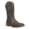 thumbnail image 2 of Roper Womens Bailey Laser Square Toe Cowboy  Mid Calf Boots, 2 of 5