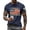Navy #067, variant on 4th of July Shirts Men Plus Size Short Sleeve T Shirts Loose American Flag Print Pullover Independence Day Patriotic Tops USA 250th Anniversary Celebration Party Crew Neck 1776-2026 Tees White 3XL