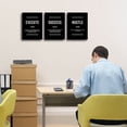 thumbnail image 2 of Motivational Wall Art Positive Quote Poster Canvas Painting Execute Success Hustle Inspirational Quotes Wall Art Office Wall Decor Pictures for Home Living Room Workplace,Ready to Hang, 2 of 6