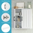 thumbnail image 6 of RiverRidge Monroe 2-Door Bathroom Medicine Cabinet Laundry Wall Shelf Storage - White, 6 of 12