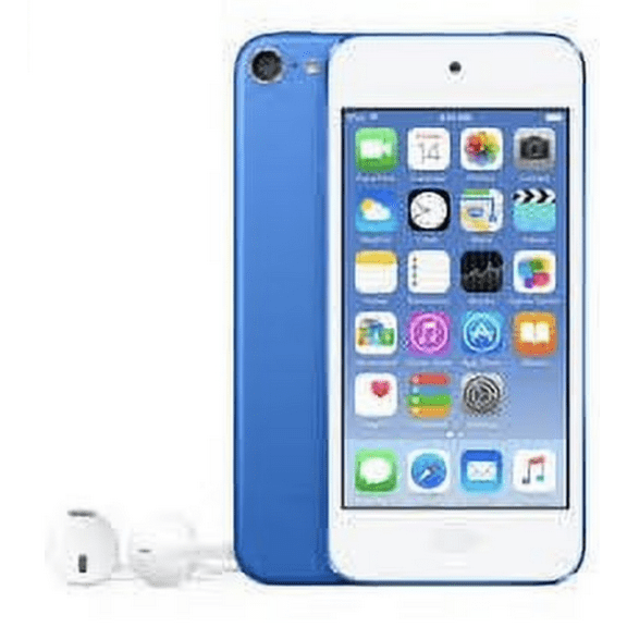 Pre-Owned Apple iPod Touch 6th Generation 16GB Blue in Plain White Box
